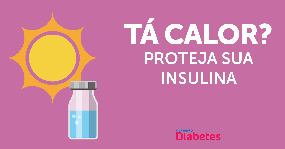Cuidados com o transporte e armazenamento da insulina em dias quentes