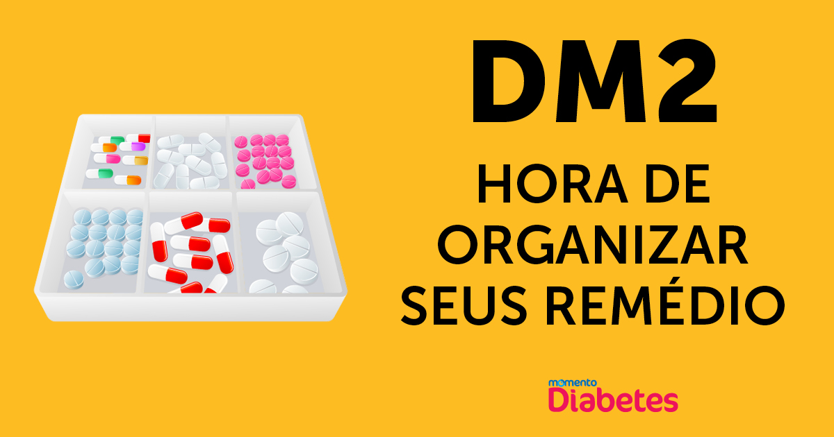 Muitos pacientes com diabetes tipo 2 tomam vários medicamentos por dia. Como não esquecer nenhum remédio?