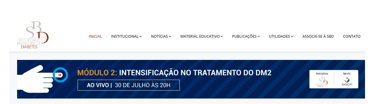 Sociedade Brasileira de Diabetes realiza curso online gratuito para médicos