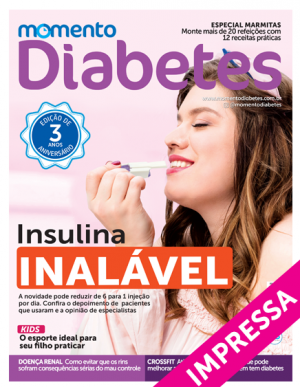 Capa Momento Diabetes - Edição 18 - INSULINA INALÁVEL