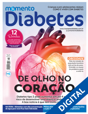 Capa Revista Digital Momento Diabetes - Edição 19 - DE OLHO NO CORAÇÃO
