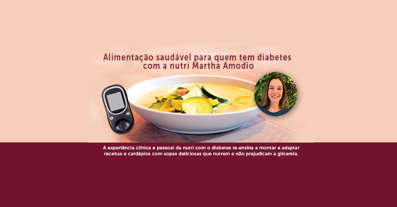 Lançamento do curso online Alimentação e Diabetes na Prática